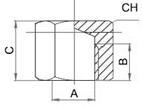 POHF,Brass air fitting, Air connector, Brass fitting, air fitting